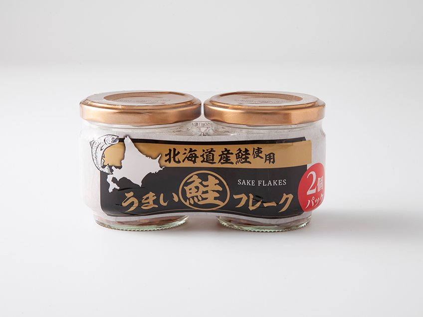 北海道産鮭使用　うまい鮭フレーク｜万代のこだわり（イチオシ！）