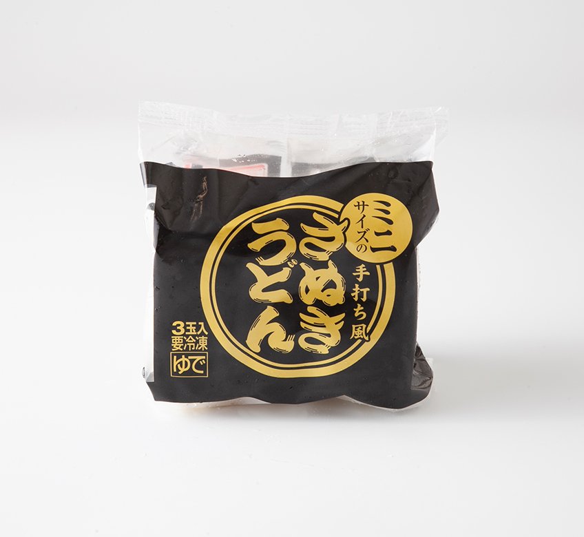 ミニサイズの手打ち風さぬきうどん｜万代のこだわり（イチオシ！）