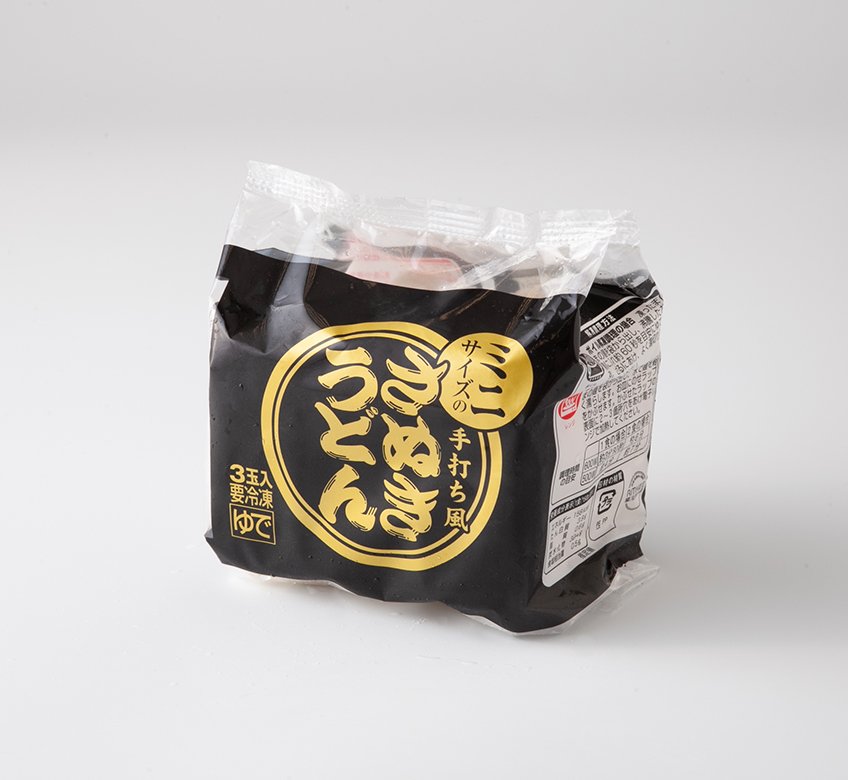 ミニサイズの手打ち風さぬきうどん｜万代のこだわり（イチオシ！）