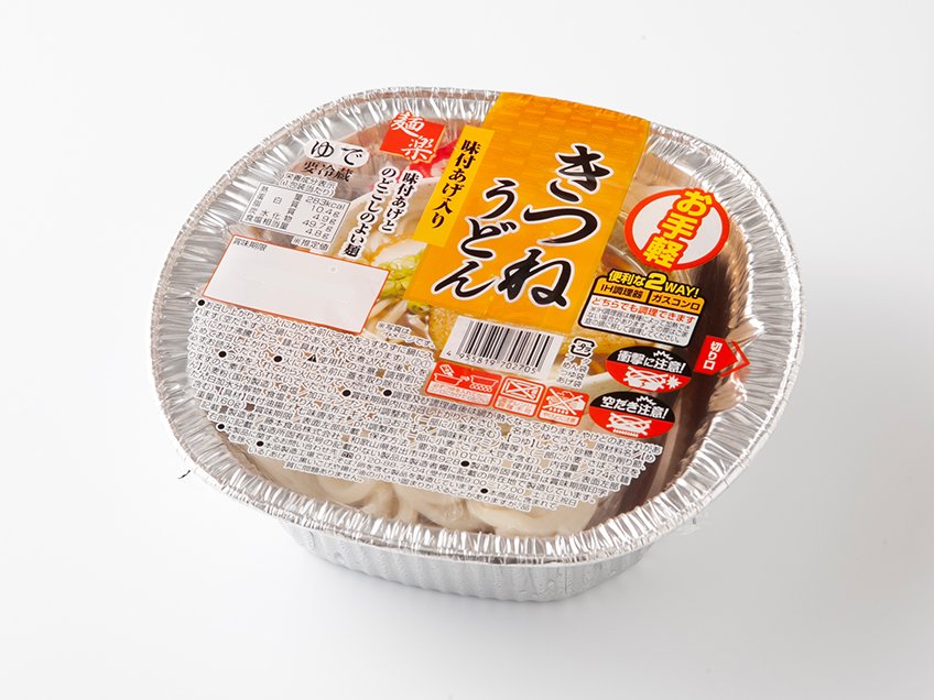 お手軽鍋焼　きつねうどん｜万代のこだわり（イチオシ！）