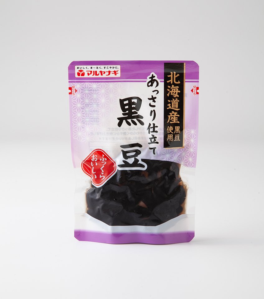 あっさり仕立て黒豆｜万代のこだわり（イチオシ！）