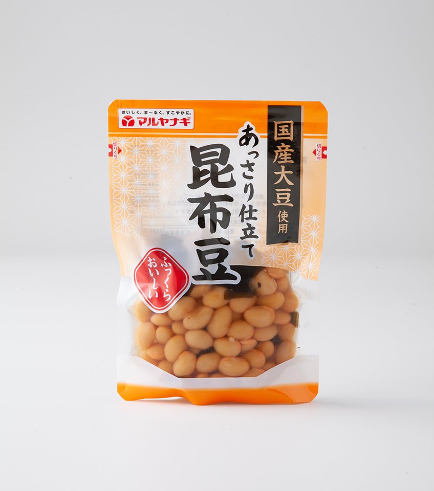 あっさり仕立て昆布豆｜万代のこだわり（イチオシ！）