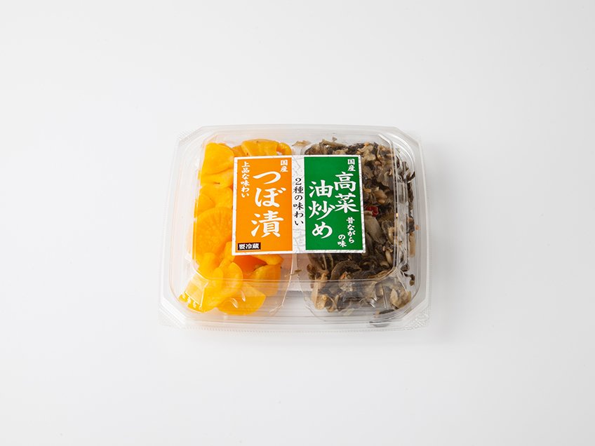 つぼ漬・高菜油炒め｜万代のこだわり（イチオシ！）