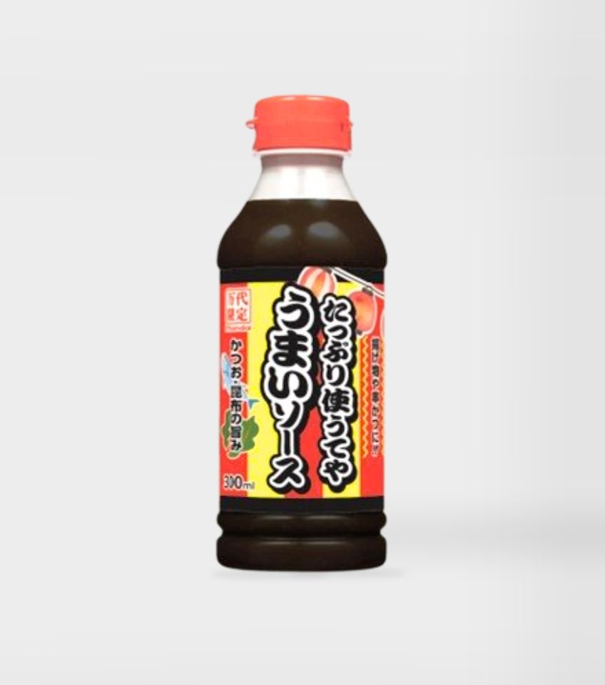 たっぷり使うてやうまいソース｜万代のこだわり（イチオシ！）