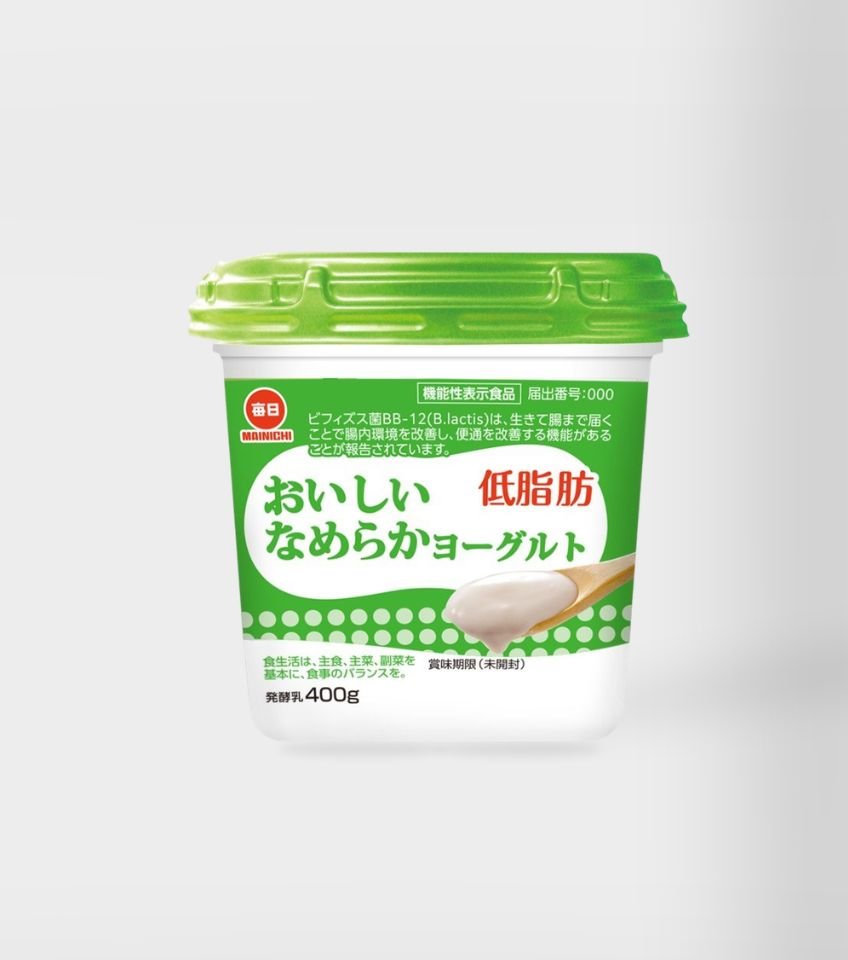 おいしい　なめらかヨーグルト低脂肪｜万代のこだわり（イチオシ！）
