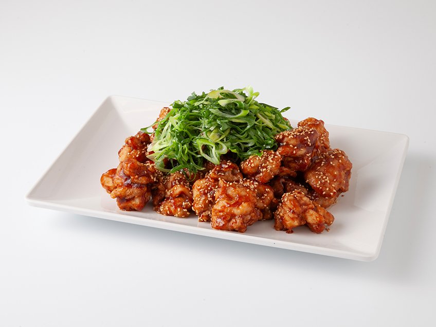 京都産九条ねぎ使用 鶏もも肉の甘辛揚げ｜万代のこだわり（イチオシ！）