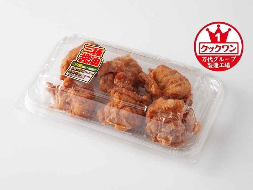 ３種醤油のコク旨もも唐揚げ｜万代のこだわり（イチオシ！）
