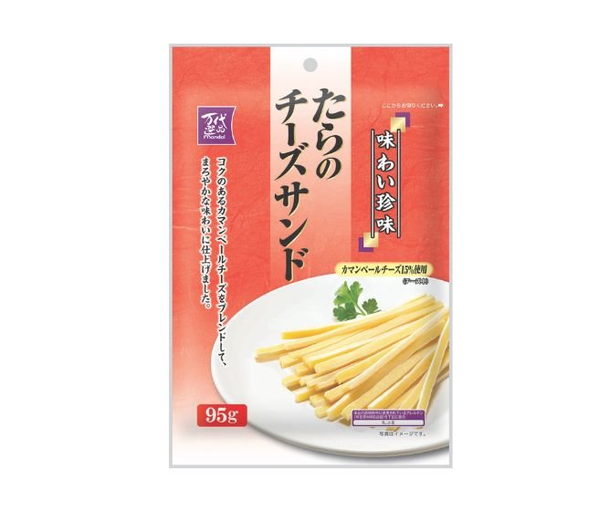 万代選品　たらのチーズサンド　９５ｇ